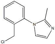 1-[2-(chloromethyl)phenyl]-2-methyl-1H-imidazole Struktur