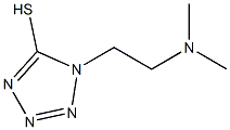 1-[2-(dimethylamino)ethyl]-1H-1,2,3,4-tetrazole-5-thiol Struktur