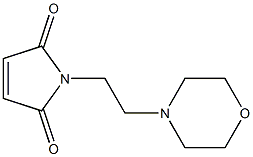 1-[2-(morpholin-4-yl)ethyl]-2,5-dihydro-1H-pyrrole-2,5-dione Struktur