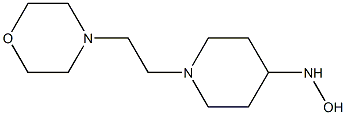 1-[2-(morpholin-4-yl)ethyl]piperidine-4-hydroxylamine Struktur