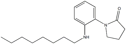 1-[2-(octylamino)phenyl]pyrrolidin-2-one Struktur