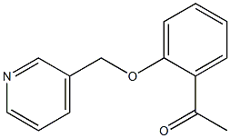 1-[2-(pyridin-3-ylmethoxy)phenyl]ethanone Struktur