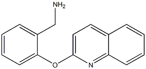 1-[2-(quinolin-2-yloxy)phenyl]methanamine Struktur