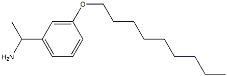 1-[3-(nonyloxy)phenyl]ethan-1-amine Struktur