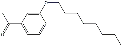 1-[3-(octyloxy)phenyl]ethan-1-one Struktur