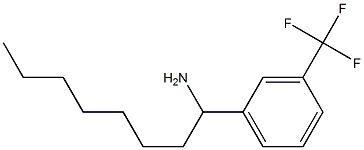 1-[3-(trifluoromethyl)phenyl]octan-1-amine Struktur