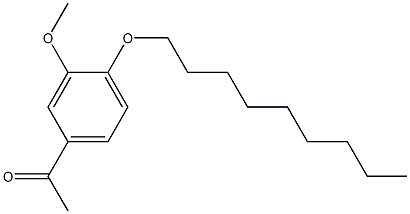 1-[3-methoxy-4-(nonyloxy)phenyl]ethan-1-one Struktur