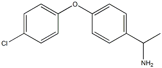 1-[4-(4-chlorophenoxy)phenyl]ethan-1-amine Struktur