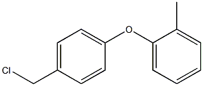 1-[4-(chloromethyl)phenoxy]-2-methylbenzene Struktur