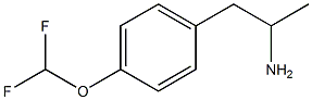 1-[4-(difluoromethoxy)phenyl]propan-2-amine Struktur