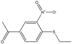 1-[4-(ethylsulfanyl)-3-nitrophenyl]ethan-1-one Struktur