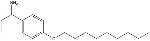 1-[4-(nonyloxy)phenyl]propan-1-amine Struktur