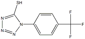 1-[4-(trifluoromethyl)phenyl]-1H-1,2,3,4-tetrazole-5-thiol Struktur