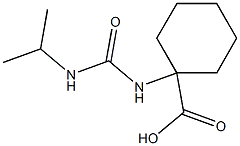 1-{[(isopropylamino)carbonyl]amino}cyclohexanecarboxylic acid Struktur