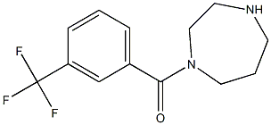 1-{[3-(trifluoromethyl)phenyl]carbonyl}-1,4-diazepane Struktur