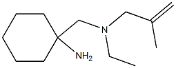 1-{[ethyl(2-methylprop-2-en-1-yl)amino]methyl}cyclohexan-1-amine Struktur