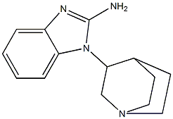 1-{1-azabicyclo[2.2.2]octan-3-yl}-1H-1,3-benzodiazol-2-amine Struktur