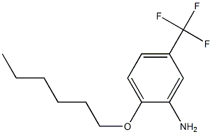 2-(hexyloxy)-5-(trifluoromethyl)aniline Struktur