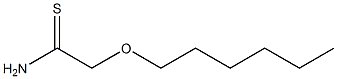 2-(hexyloxy)ethanethioamide Struktur