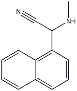 2-(methylamino)-2-(naphthalen-1-yl)acetonitrile Struktur