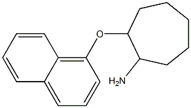 2-(naphthalen-1-yloxy)cycloheptan-1-amine Struktur