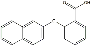 2-(naphthalen-2-yloxy)benzoic acid Struktur