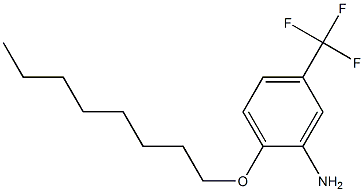 2-(octyloxy)-5-(trifluoromethyl)aniline Struktur