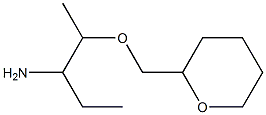 2-(oxan-2-ylmethoxy)pentan-3-amine Struktur