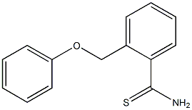 2-(phenoxymethyl)benzenecarbothioamide Struktur