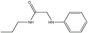 2-(phenylamino)-N-propylacetamide Struktur