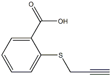 2-(prop-2-ynylthio)benzoic acid Struktur