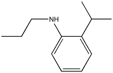 2-(propan-2-yl)-N-propylaniline Struktur