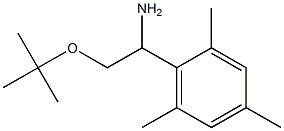 2-(tert-butoxy)-1-(2,4,6-trimethylphenyl)ethan-1-amine Struktur