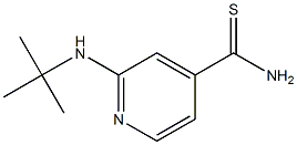 2-(tert-butylamino)pyridine-4-carbothioamide Struktur