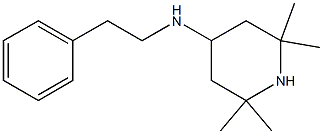 2,2,6,6-tetramethyl-N-(2-phenylethyl)piperidin-4-amine Struktur