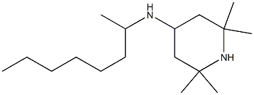 2,2,6,6-tetramethyl-N-(octan-2-yl)piperidin-4-amine Struktur