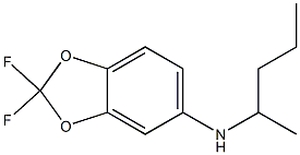 2,2-difluoro-N-(pentan-2-yl)-2H-1,3-benzodioxol-5-amine Struktur