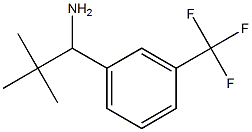 2,2-dimethyl-1-[3-(trifluoromethyl)phenyl]propan-1-amine Struktur