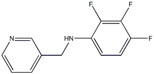 2,3,4-trifluoro-N-(pyridin-3-ylmethyl)aniline Struktur