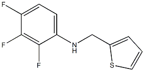 2,3,4-trifluoro-N-(thiophen-2-ylmethyl)aniline Struktur