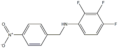 2,3,4-trifluoro-N-[(4-nitrophenyl)methyl]aniline Struktur