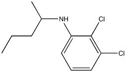 2,3-dichloro-N-(pentan-2-yl)aniline Struktur