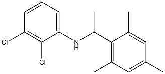 2,3-dichloro-N-[1-(2,4,6-trimethylphenyl)ethyl]aniline Struktur