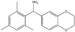 2,3-dihydro-1,4-benzodioxin-6-yl(2,4,6-trimethylphenyl)methanamine Struktur