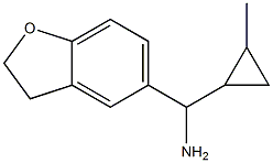 2,3-dihydro-1-benzofuran-5-yl(2-methylcyclopropyl)methanamine Struktur