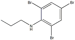 2,4,6-tribromo-N-propylaniline Struktur