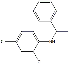 2,4-dichloro-N-(1-phenylethyl)aniline Struktur