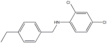 2,4-dichloro-N-[(4-ethylphenyl)methyl]aniline Struktur