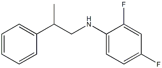 2,4-difluoro-N-(2-phenylpropyl)aniline Struktur