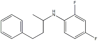 2,4-difluoro-N-(4-phenylbutan-2-yl)aniline Struktur